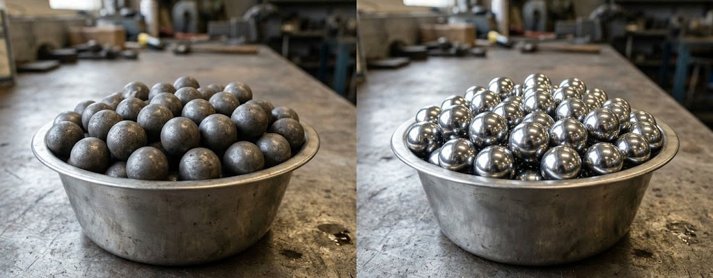carbon steel balls vs alloy steel balls comparison