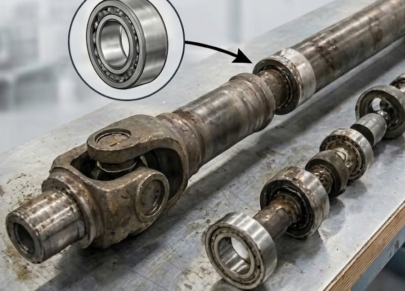 Drive Shafts for Cylindrical Roller Bearings
