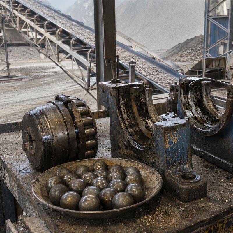 mining conveyor alloy steel balls