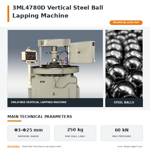 3ML4780D Vertical Steel Ball Lapping Machine